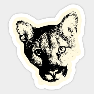 Mountain lion Sticker